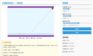 小船渡河运动