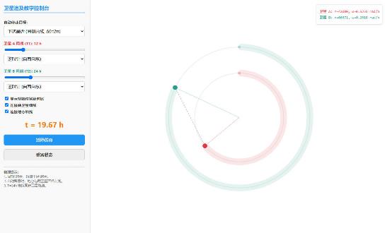 卫星的追及相遇问题