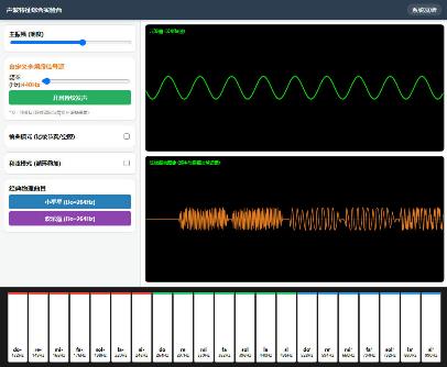 频率（音调）与振幅（响度）