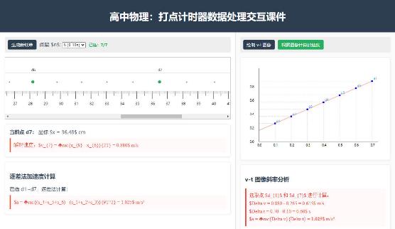 打点计时器纸带数据处理